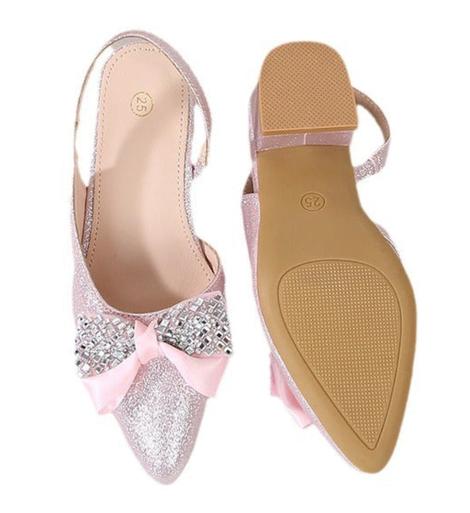 Girls Starlight Glow Slingbacks
