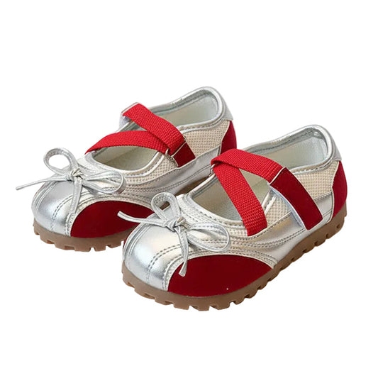 Girl's Lulu Soft Sole Shoes - Red