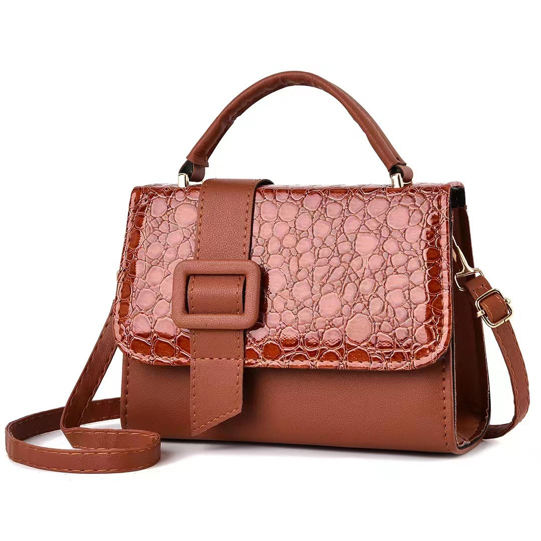 Linear Buckle Crossbody / Handbag