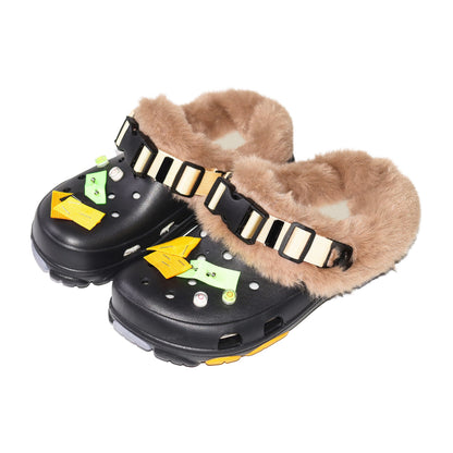 AeroGrip Patch Clog Sandals