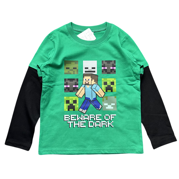 Minecraft Mock Long-Sleeve Tees 5-Piece Set