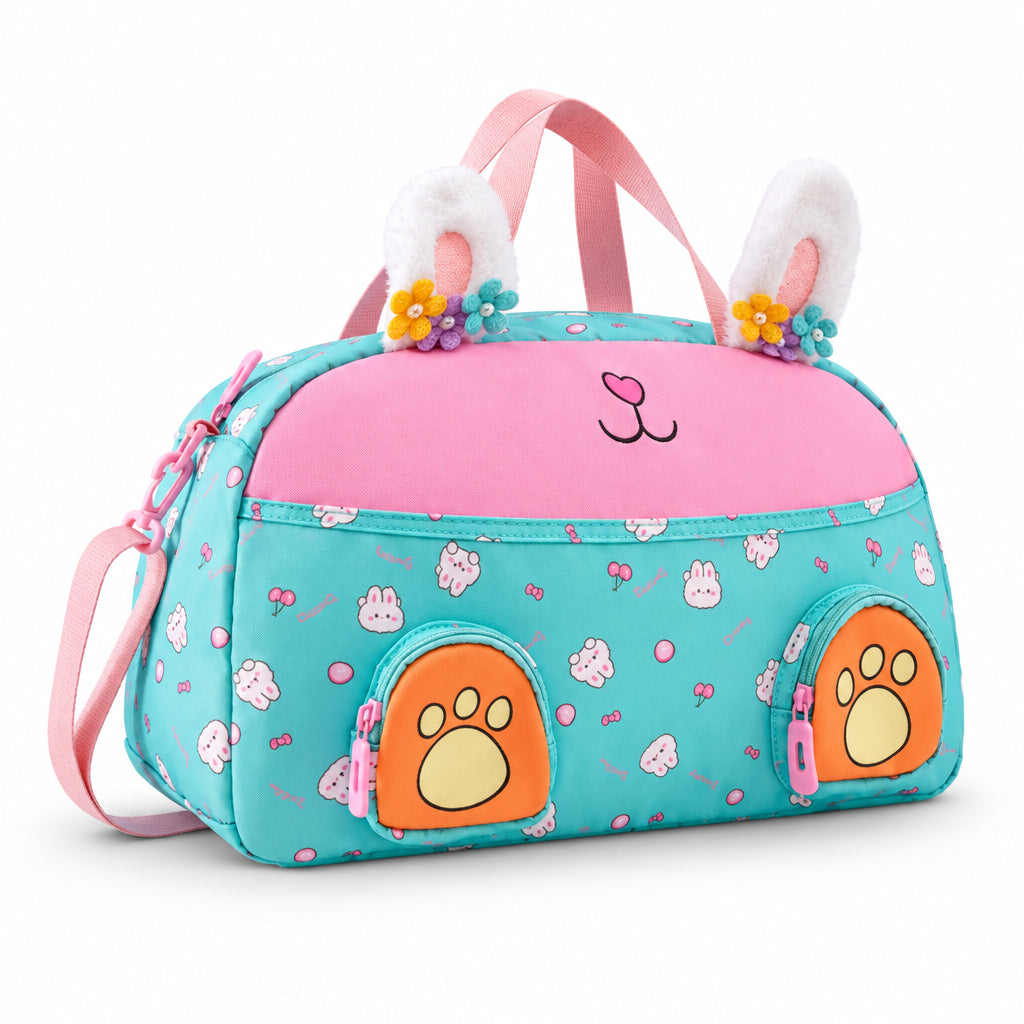 Kids Medium Pixie Pack Adorable 3D Travel Duffle Bags