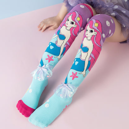 Children's 3D Cartoon Knee-High Crazy Socks