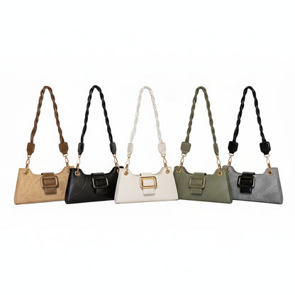 Buckle Retro Shoulder Bag