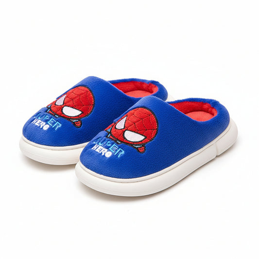 Marvel Spider-Man Kids Indoor Plush Slippers
