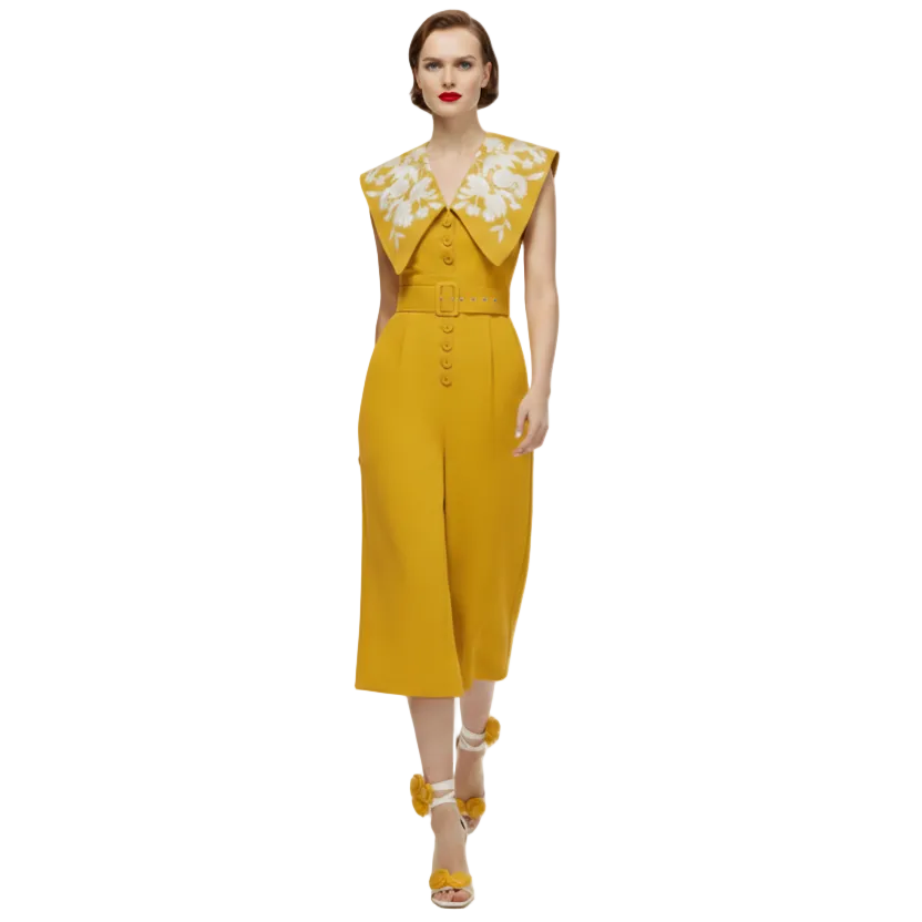 Mermaid V Neck Lapel Dress.