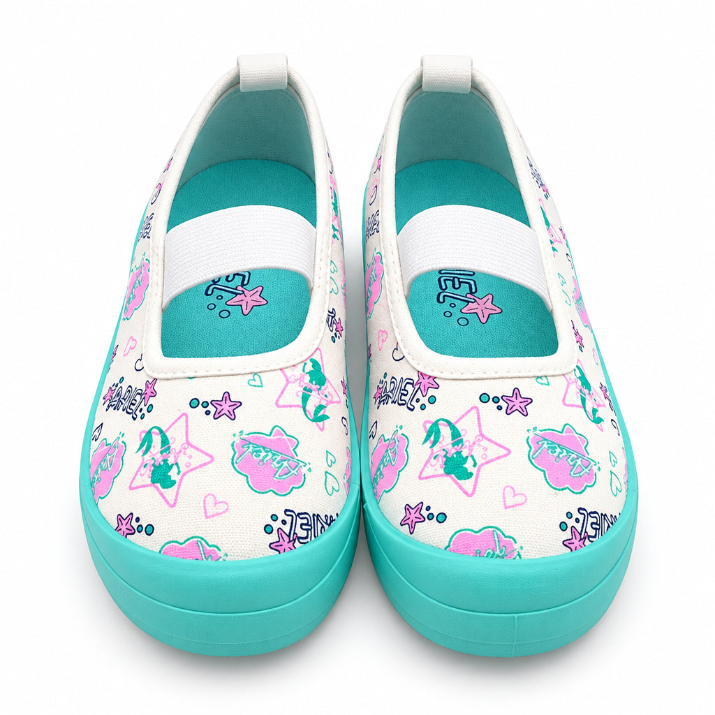 Princess Ariel The Little Mermaid Anti-Kick Canvas Ballet Shoes