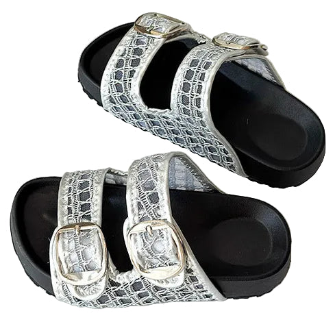 Girls Glamour Buckle Comfortable Sandals