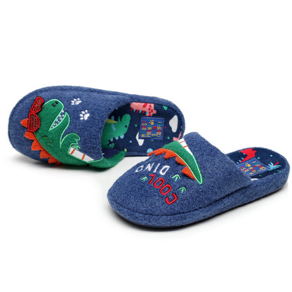 Children's Dino-Mite Closed-Toe Home Slippers