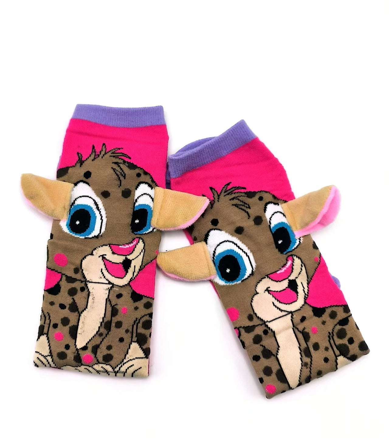 Children's Vibrant 3D Knee-High Crazy Socks