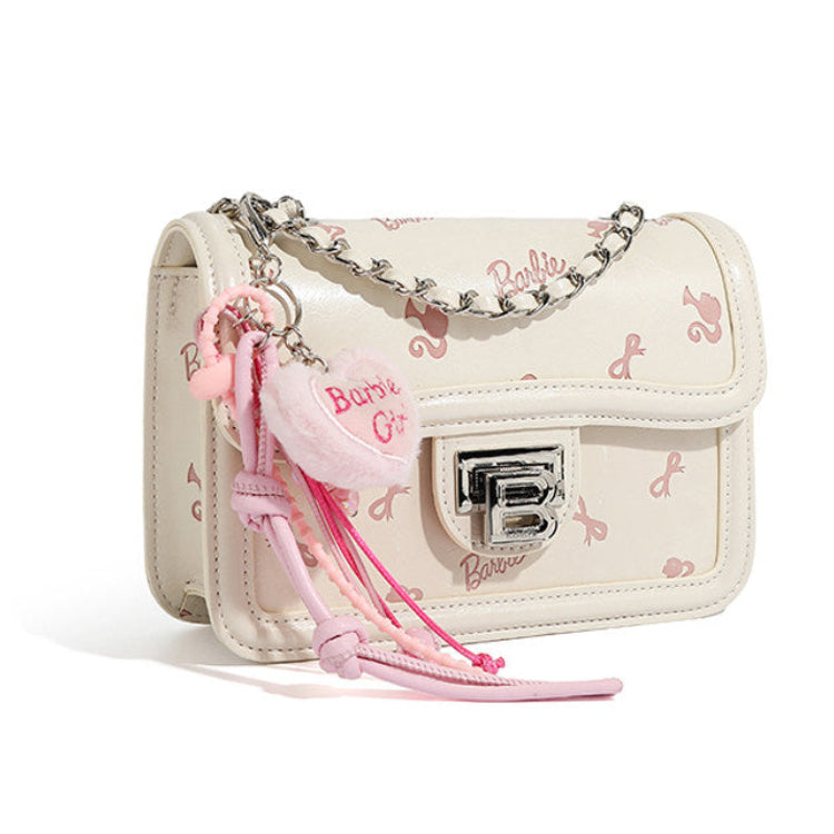 Barbie | Embossed Small Flap Crossbody Bag