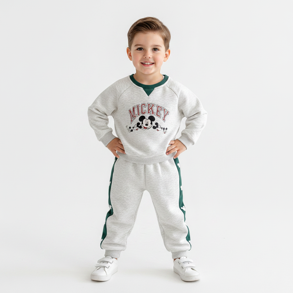 Boys' Mickey Sweatshirt and Sweatpants 2-Piece Set