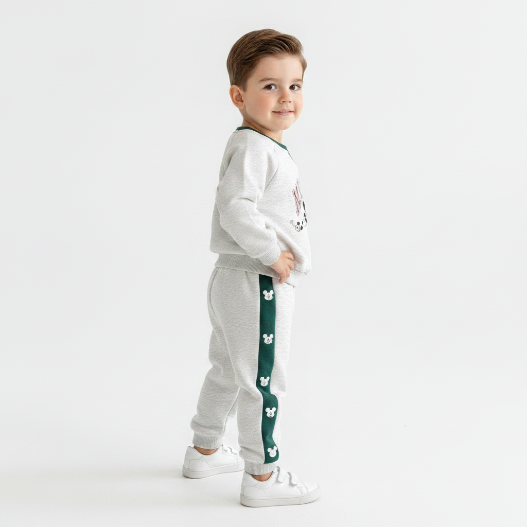 Boys' Mickey Sweatshirt and Sweatpants 2-Piece Set