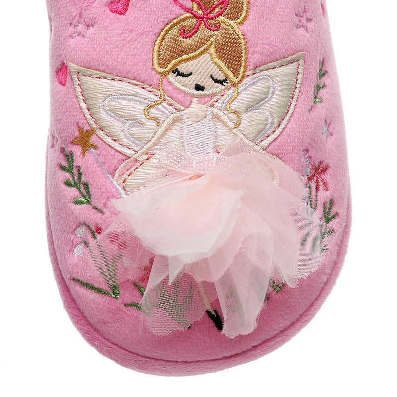 Children's Magical Fairy Closed-Toe Home Slippers