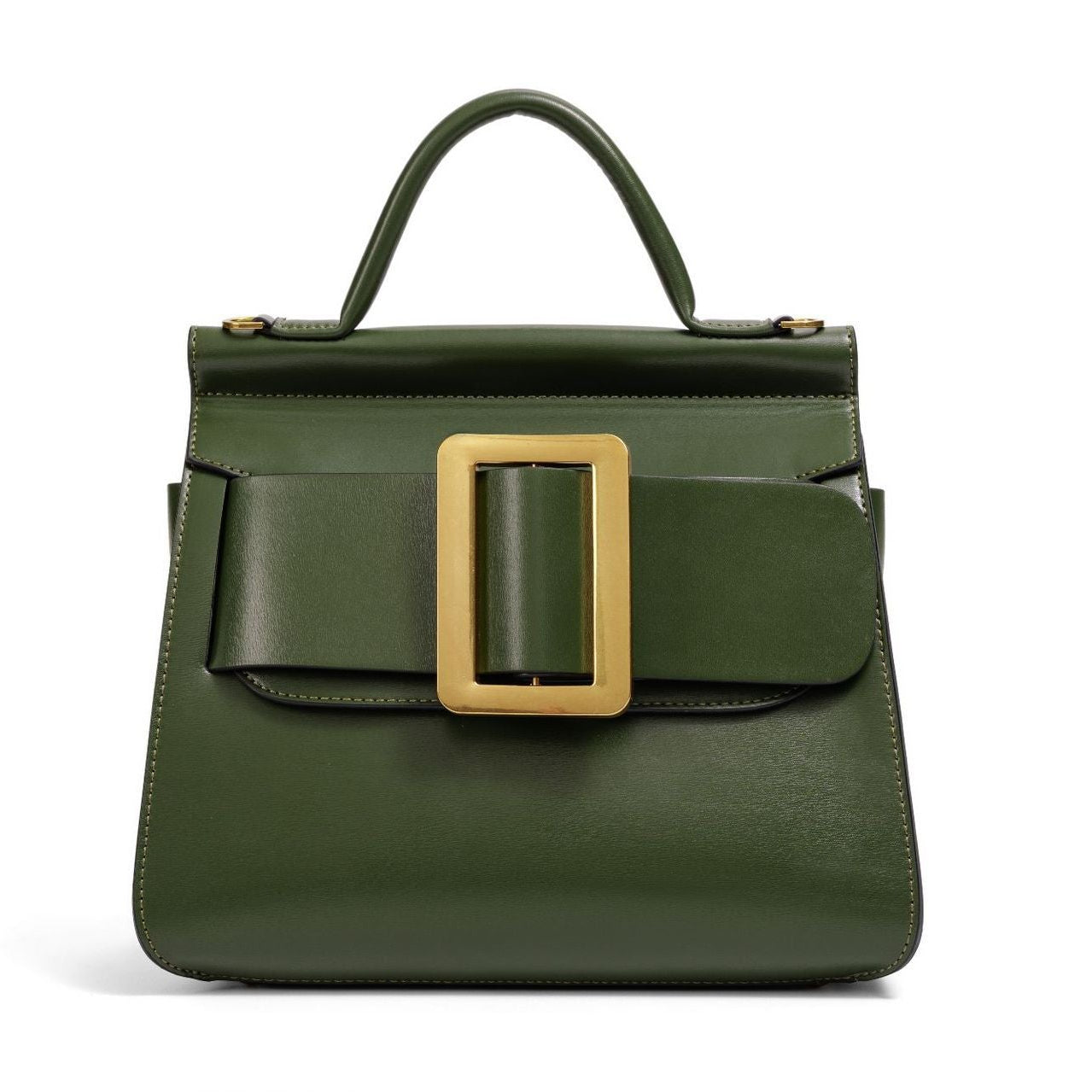 Buckle Satchel Shoulder / Crossbody Bag