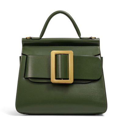 Buckle Satchel Shoulder / Crossbody Bag