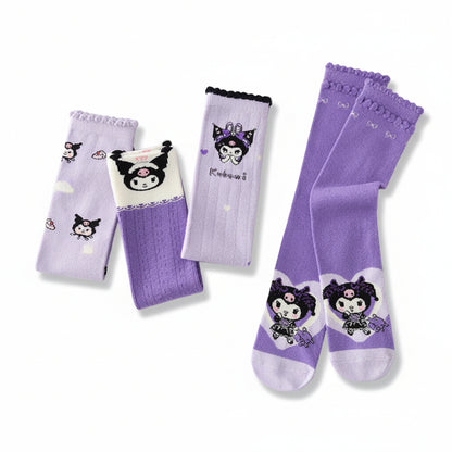 Adorable Kuromi Knee-High Ultra Soft Socks