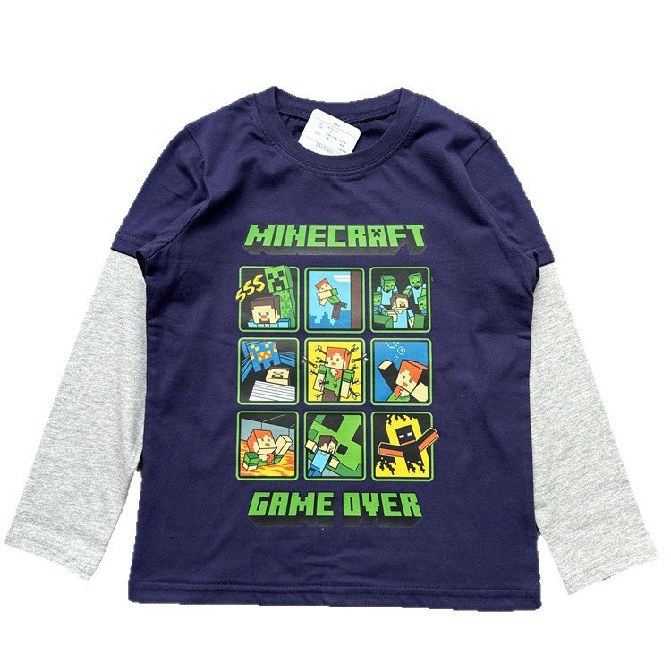 Minecraft Mock Long-Sleeve Tees 5-Piece Set