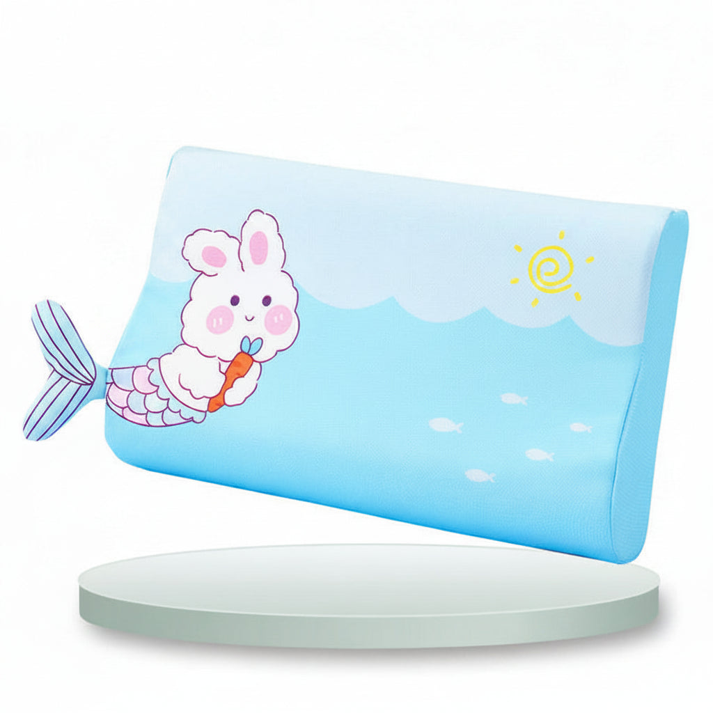 Children's Cartoons Ergonomic Contoured Slow Rebound Memory Foam Pillow