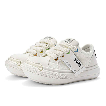 TALKING TOM | Low-Top Chunky Canvas Shoes