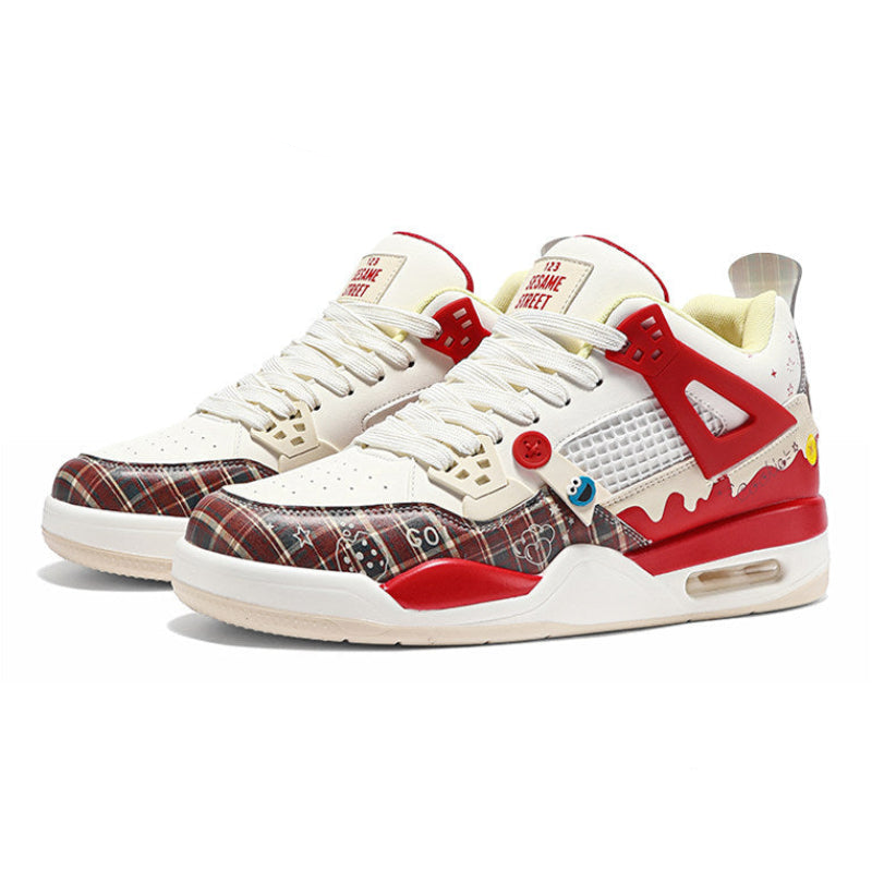 Sesame Street | Men's Basketball Shoes - Red