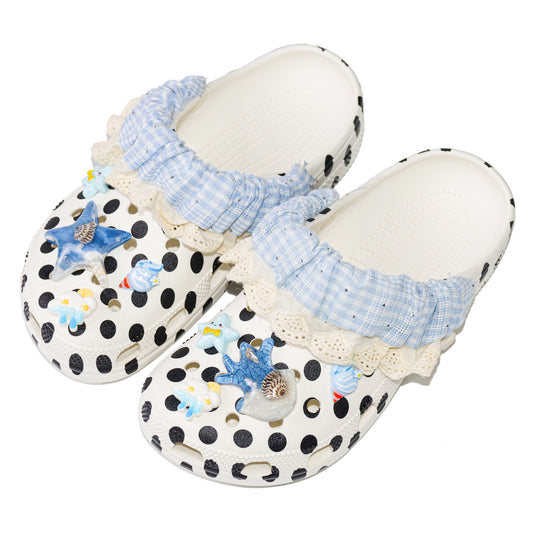 ZYLUS AeroGrip Azure Clog Sandals