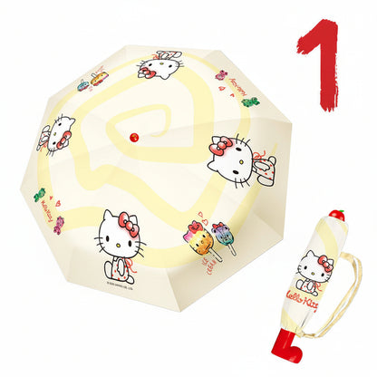 Hello Kitty Butter Yellow Folding Boot Umbrella
