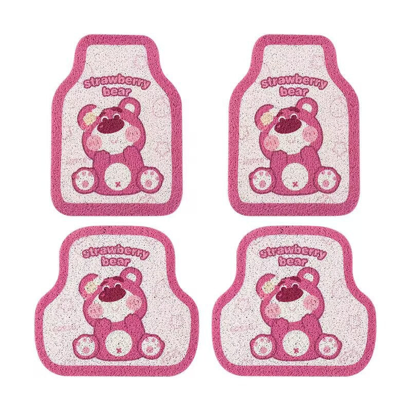 Cute Lotso Bear Universal Non-Slip Car Floor Mats