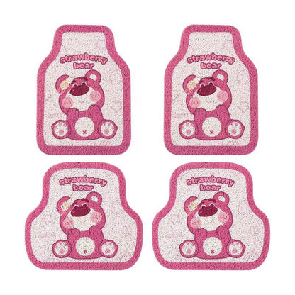 Cute Lotso Bear Universal Non-Slip Car Floor Mats