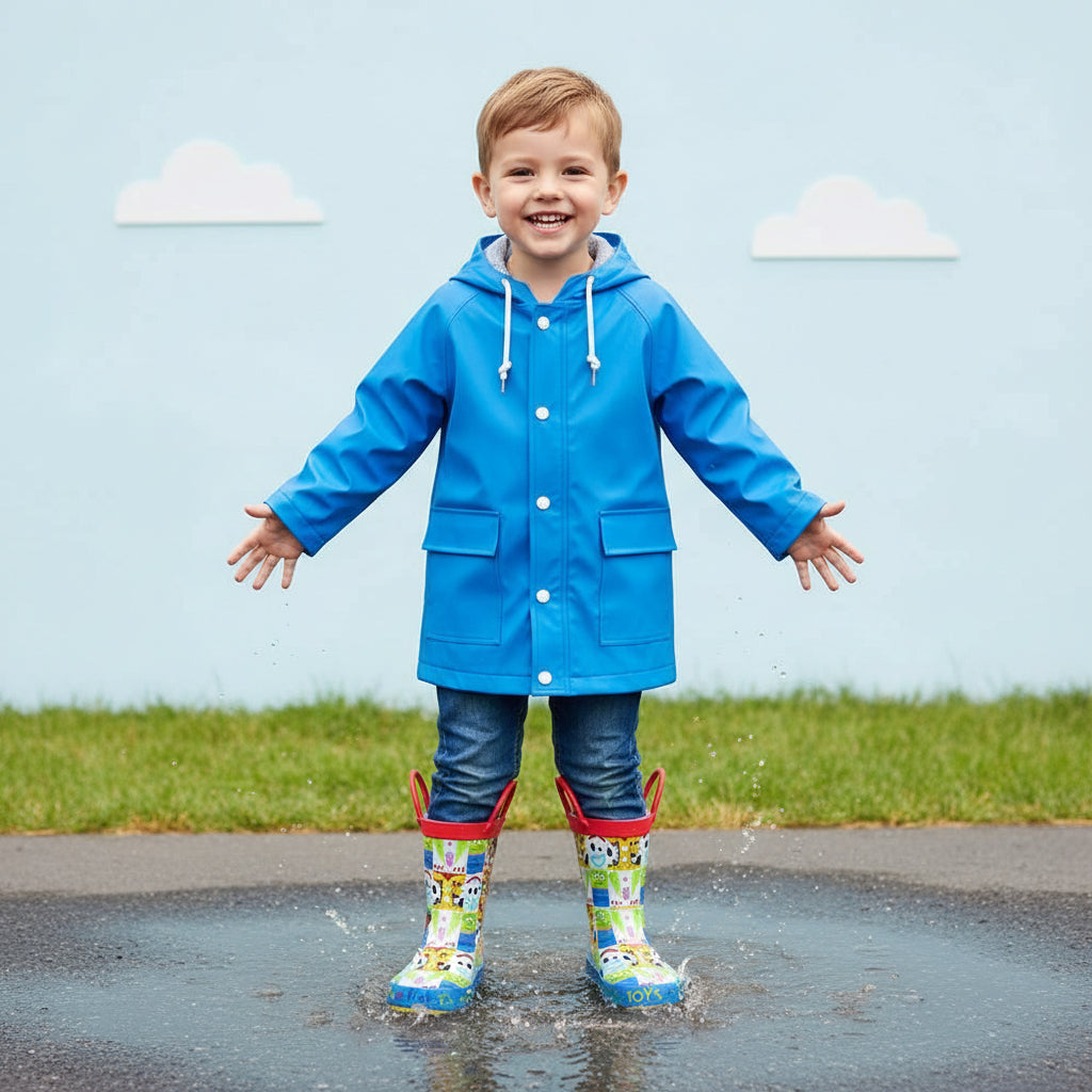 Disney Pixar Toy Story Kids Rain Boots with Easy-Pull Handles