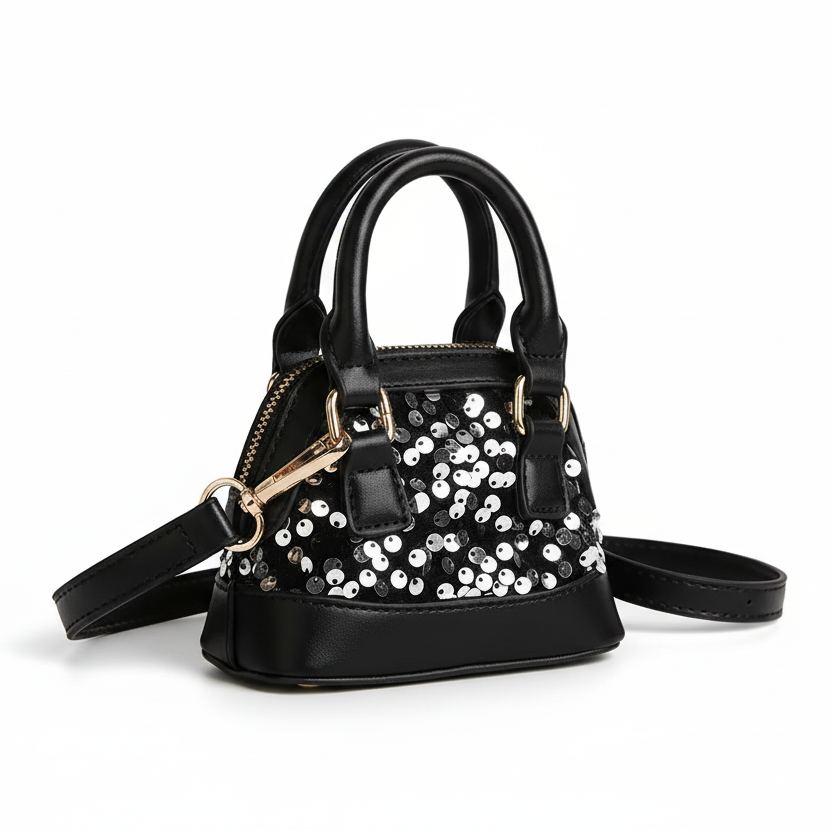 Midnight Sparkle Mini Crossbody Bag