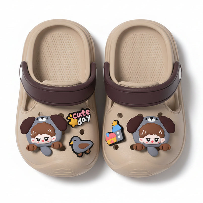 AeroGrip Cute Day Children's Clog Sandals