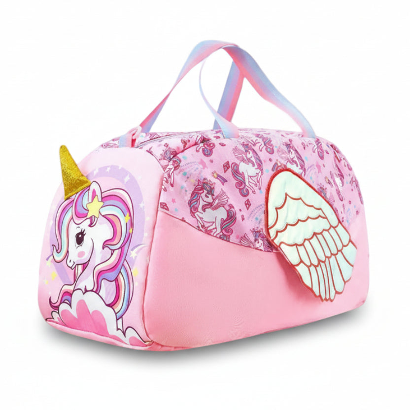 Large Pixie Pack Girls Duffel Bag - Unicorn