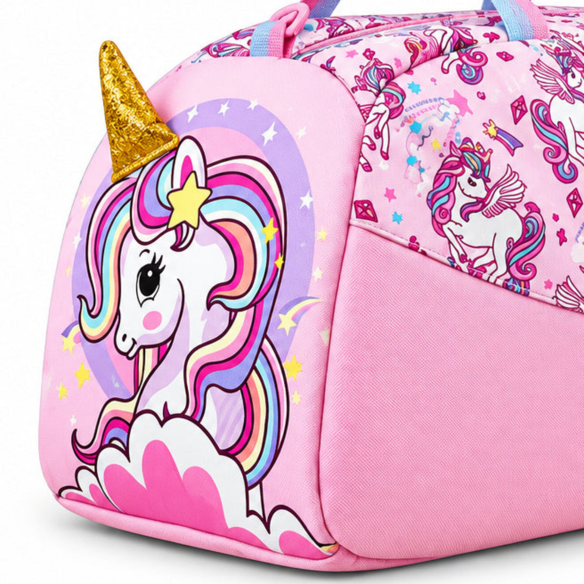 Unicorn Extra Large 3D Pixie Pack Girls Duffel Bags