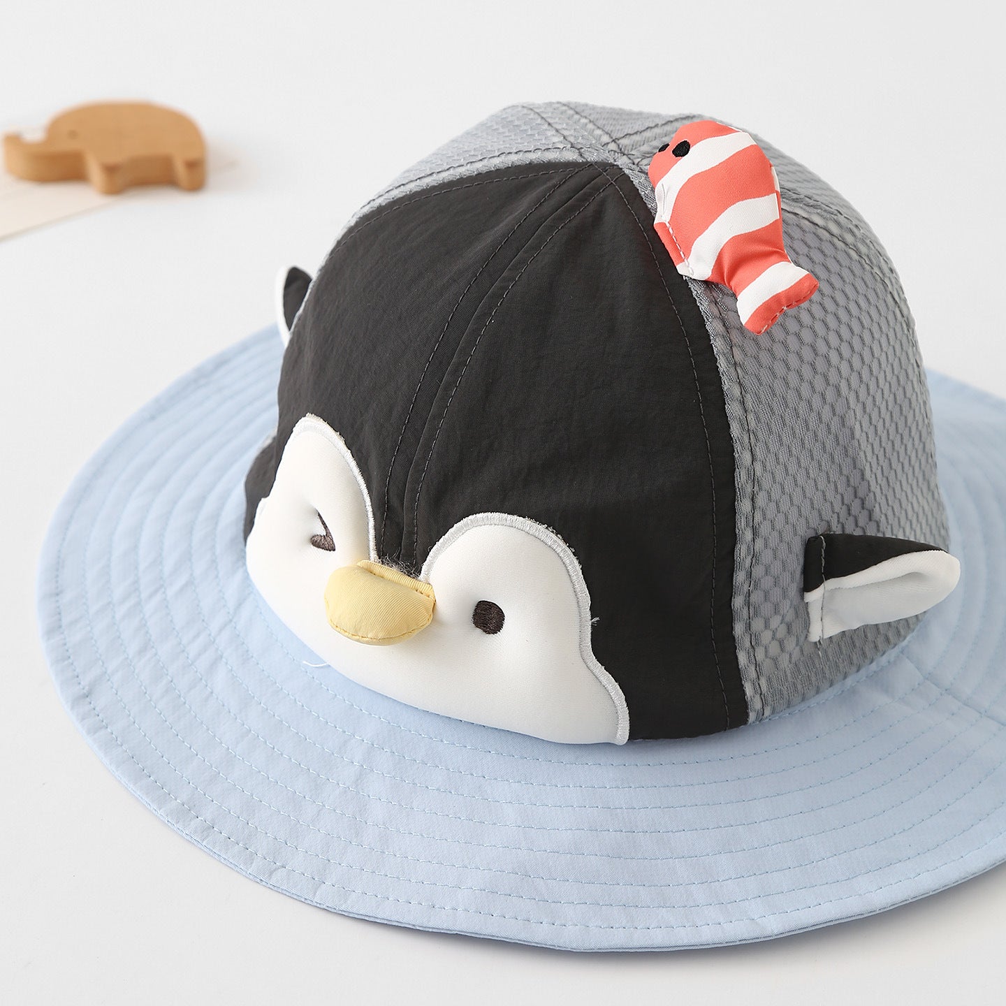 Children's Adorable Penguin Sun Protection Bucket Hat