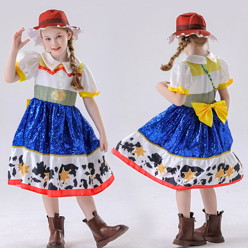 Toy Story Jessie Cowgirl Sequins Costume Dress