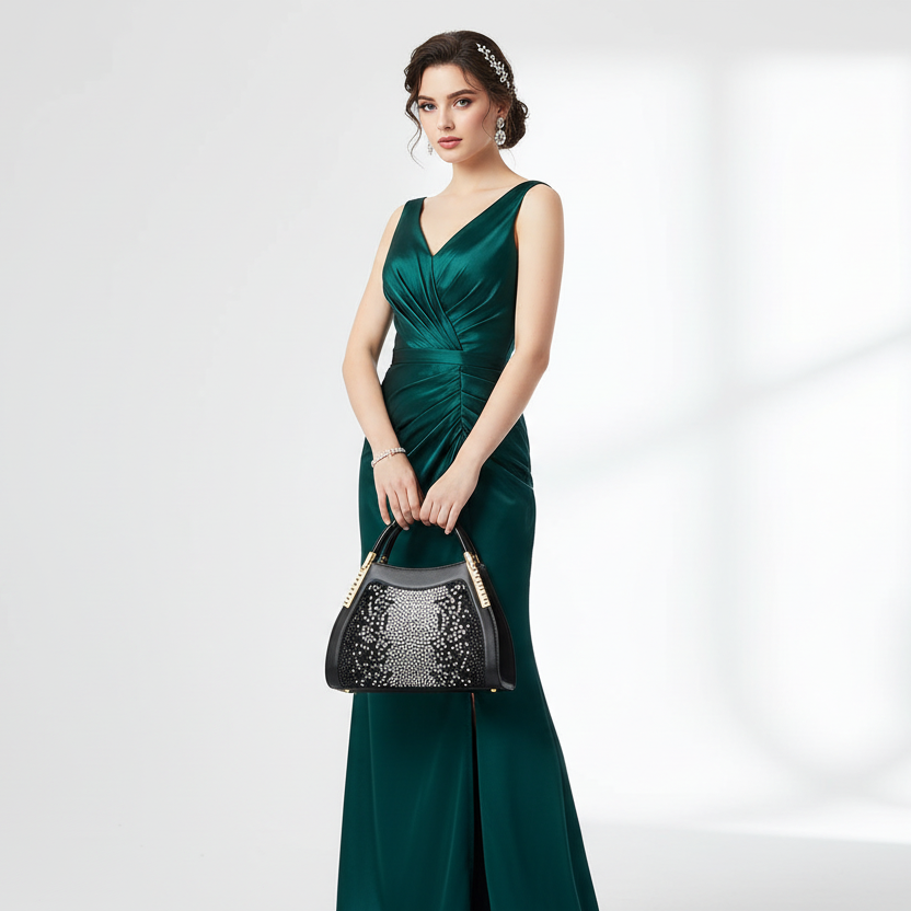 Midnight Diamond Crossbody Bag