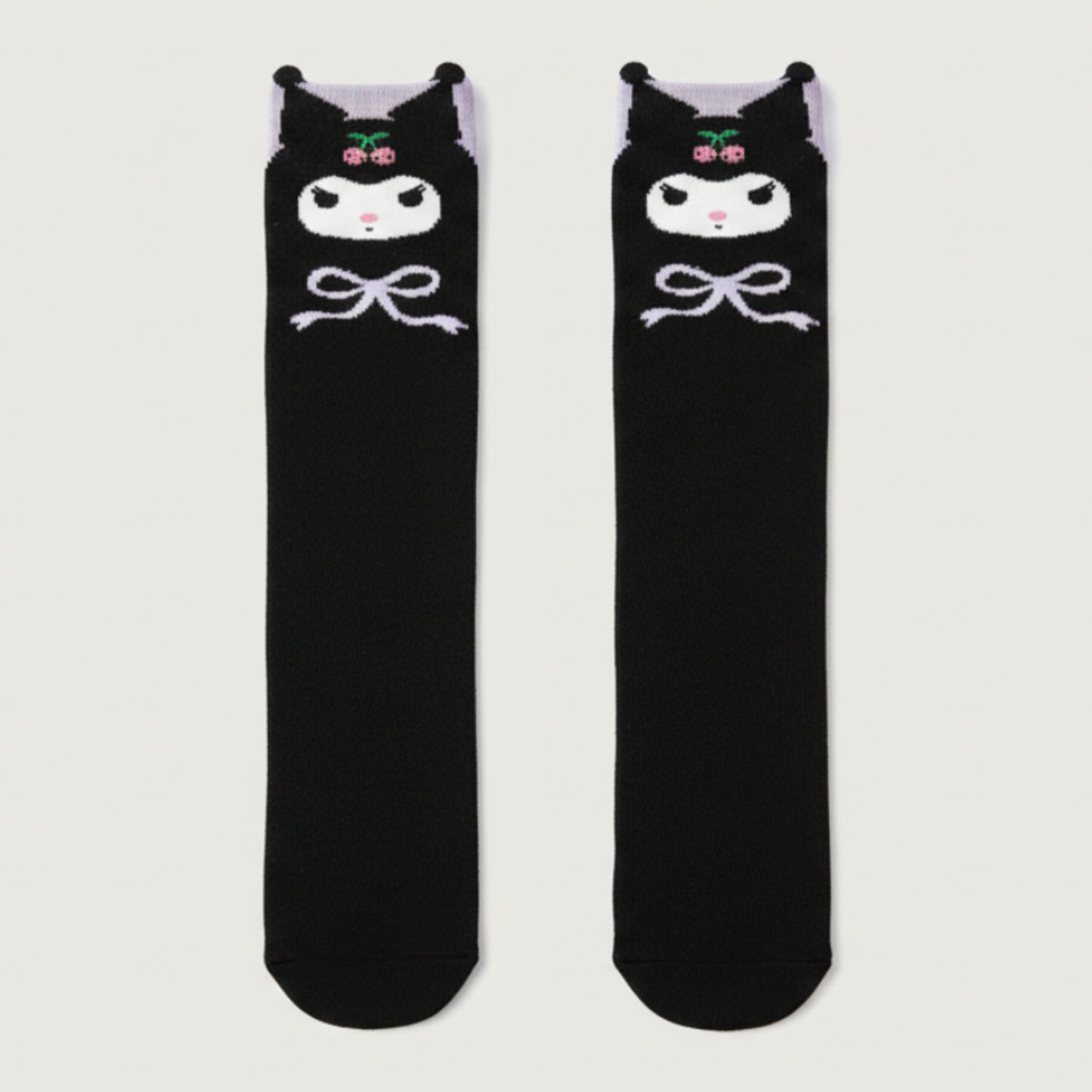 Adorable Kuromi Knee-High Ultra Soft Socks