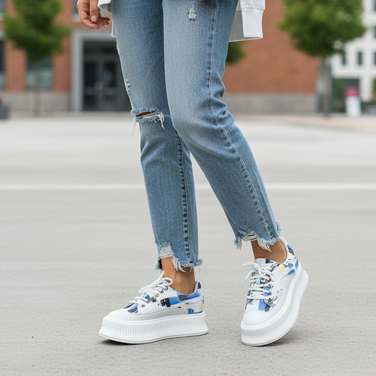 Women's Wave Platform Shoes