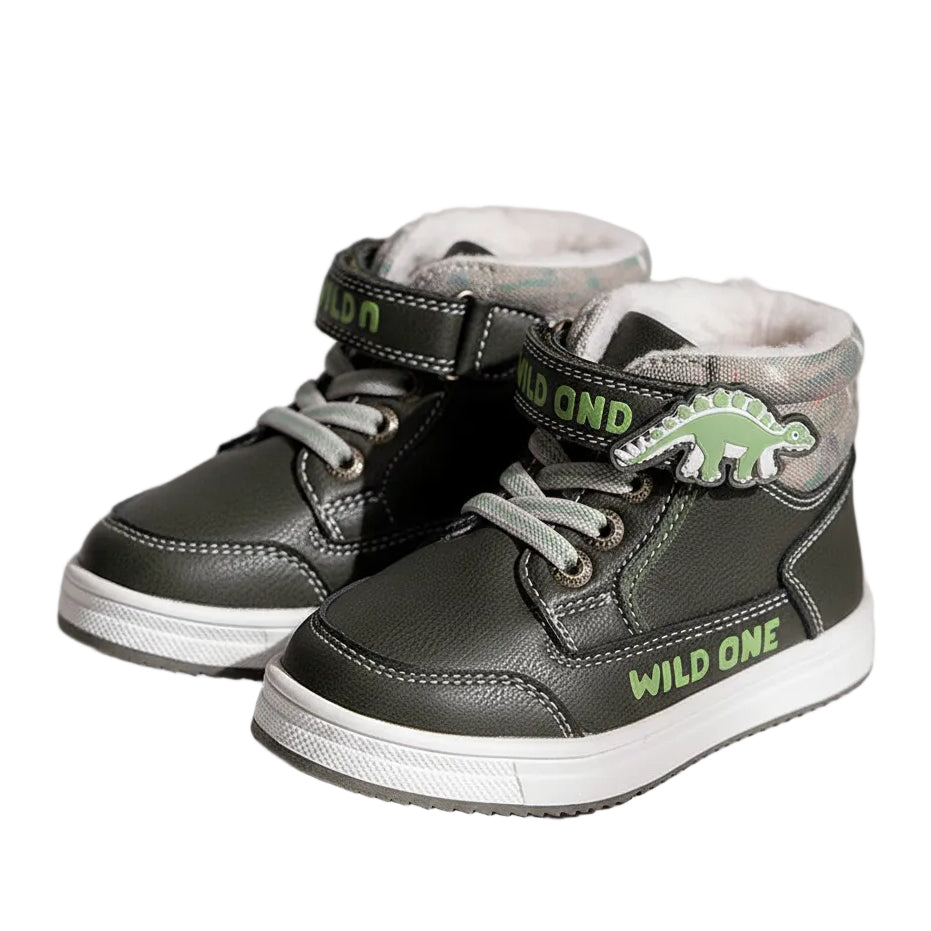 Boy's Dino Winter Hug Snow Sneakers