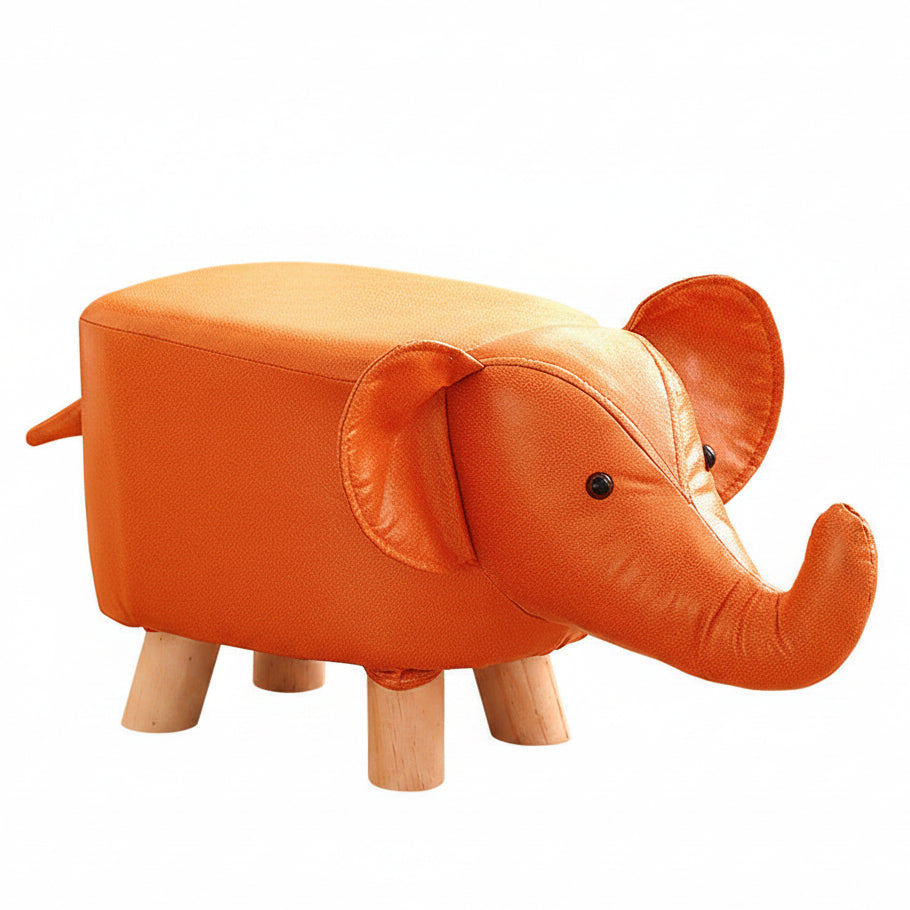 Elephant Animal Children's Ottoman Footstool