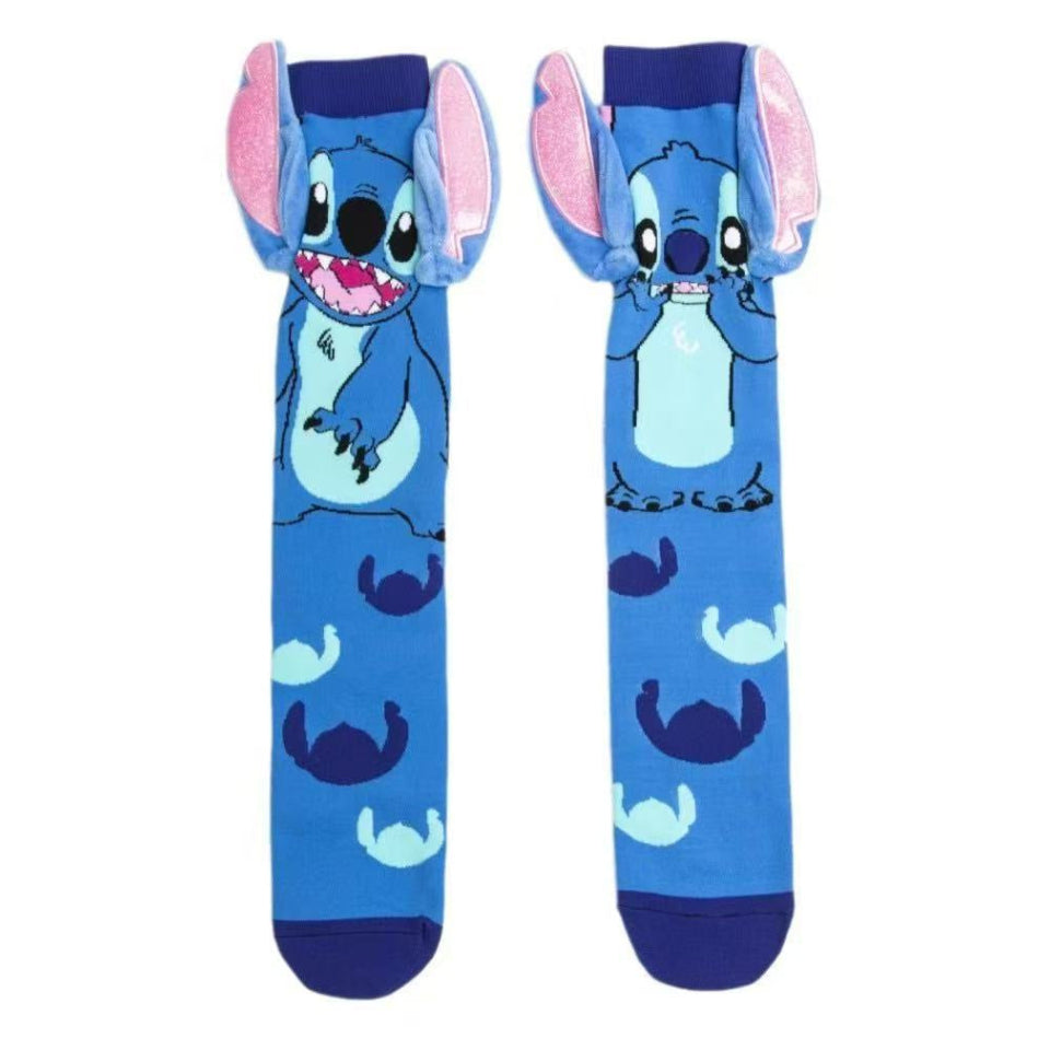 Stitch Children's Adorable 3D Knee-High Crazy Socks