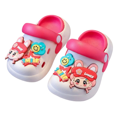 AeroGrip Lovely Smiles Children's Clog Sandals