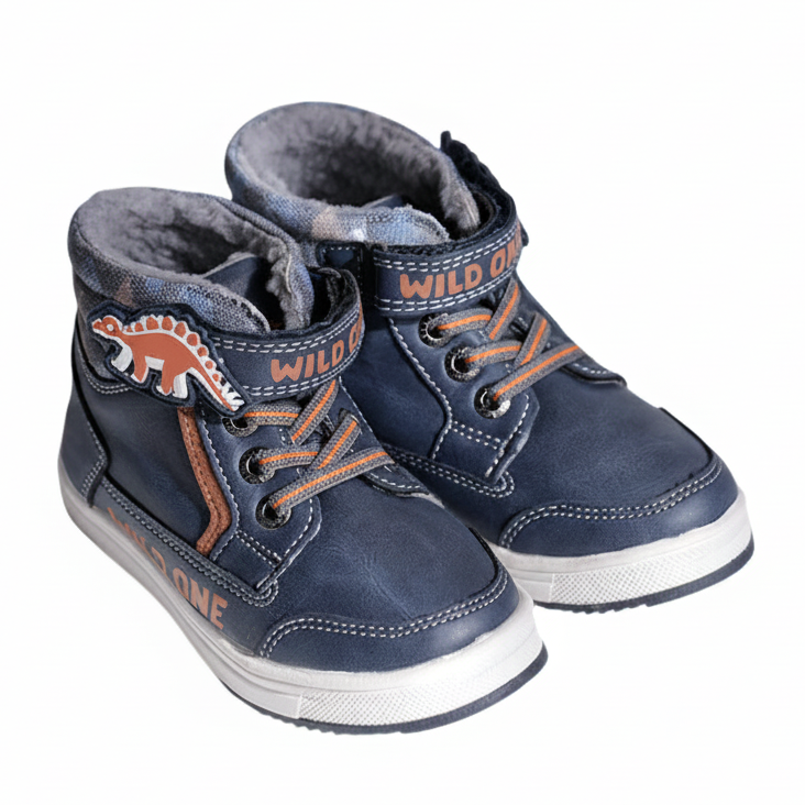 Boy's Dino Winter Hug Snow Sneakers