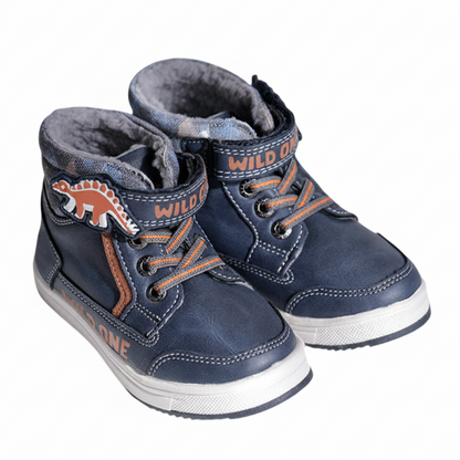 Boy's Dino Winter Hug Snow Sneakers