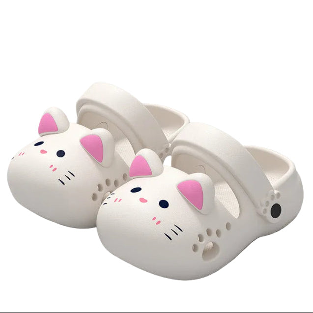 AeroGrip Kitty Children's Clog Sandals