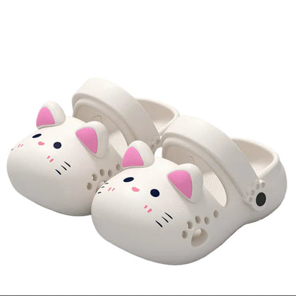 AeroGrip Kitty Children's Clog Sandals