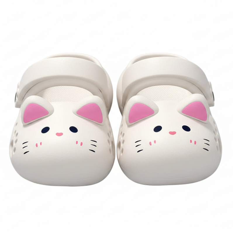 AeroGrip Kitty Children's Clog Sandals