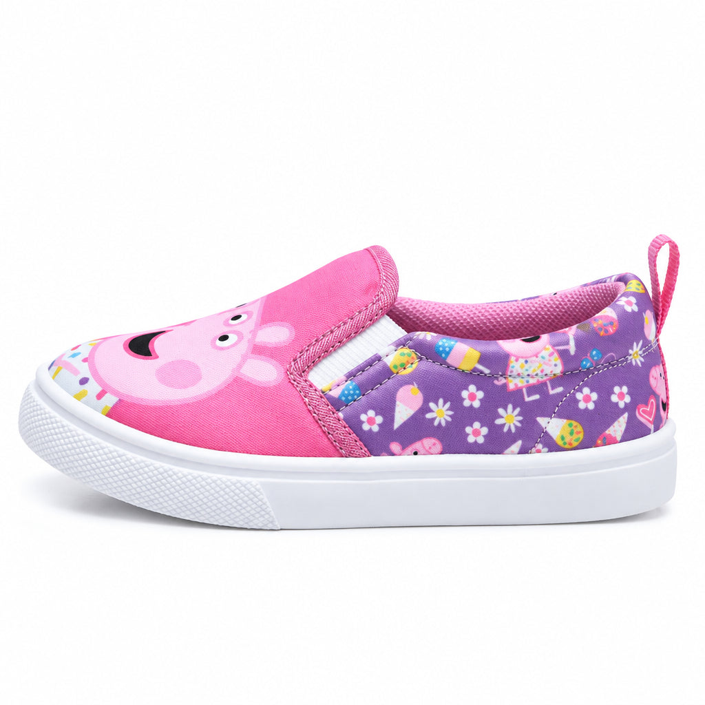 Peppa Pig Girls Slip-On Canvas Shoes