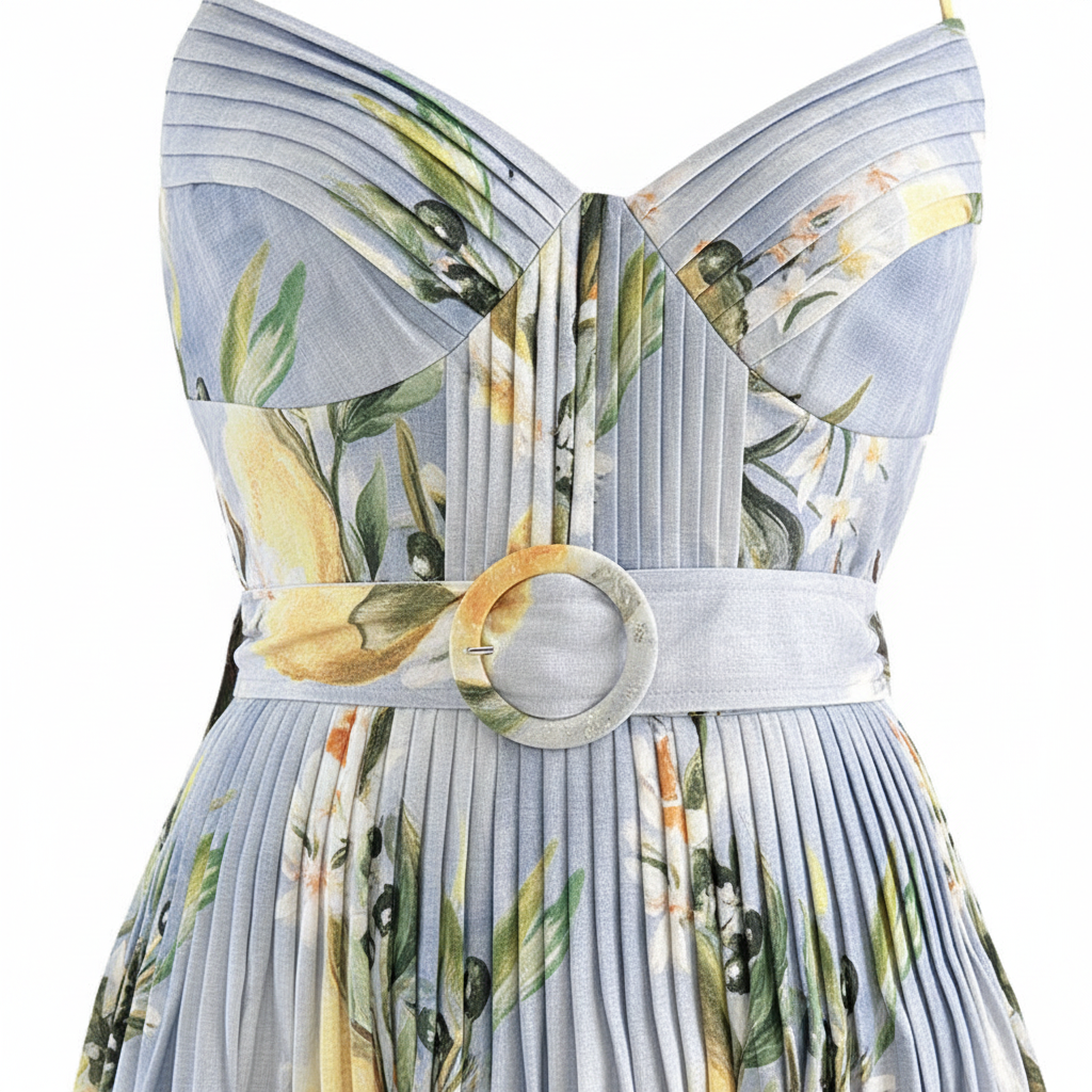 Serene High Waisted Retro Dress